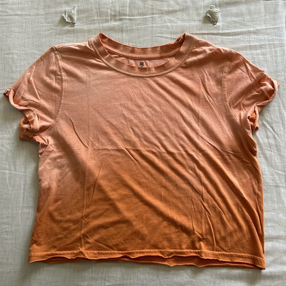 Pacsun Me to We Orange Ombré Crop Top